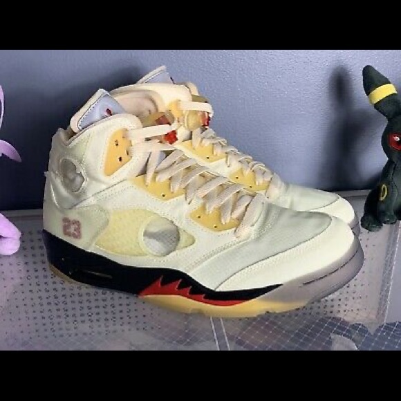 OFF-WHITE X Air Jordan 5 ‘Sail’